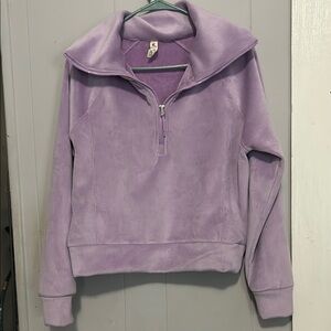 Kyodan Purple Long Sleeve 1/2 zip up